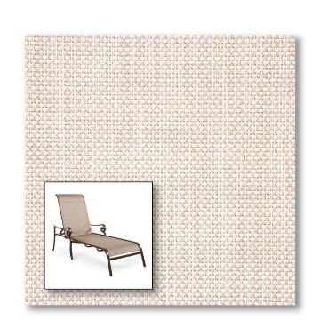 Two piece patio chair slings.