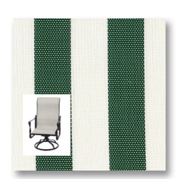 Twitchell Textilene Sunsure Forest Café Patio Chair Replacement Sling Fabric