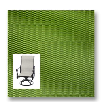 Twitchell Textilene Sunsure Limelight Patio Chair Replacement Sling Fabric