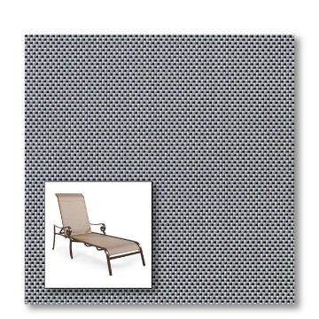 Two piece patio chair slings.