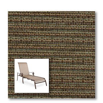 Two piece patio chair slings.