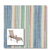 Two piece patio chair slings.