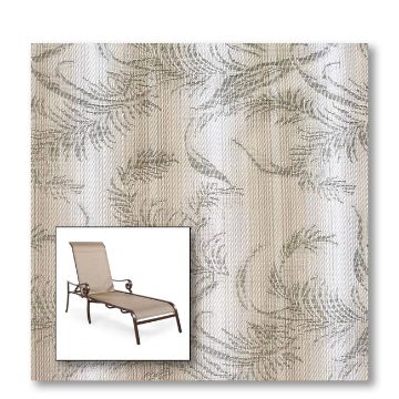 Two piece patio chair slings.