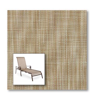 Two piece patio chair slings.