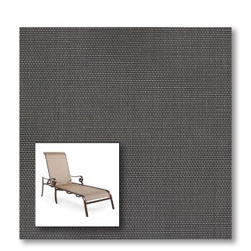 Two piece patio chair slings.