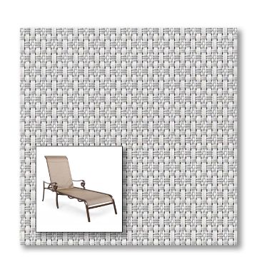 Two piece patio chair slings.
