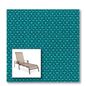 Two piece patio chair slings.