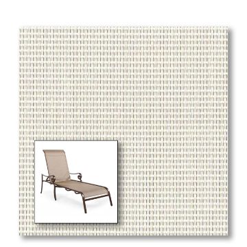 Two piece patio chair slings.