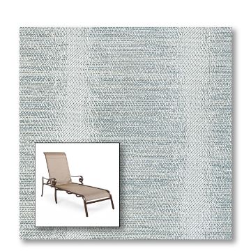 Two piece patio chair slings.