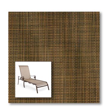 Two piece patio chair slings.