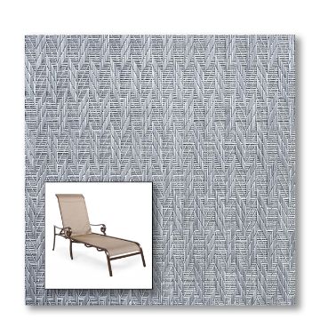 Two piece patio chair slings.
