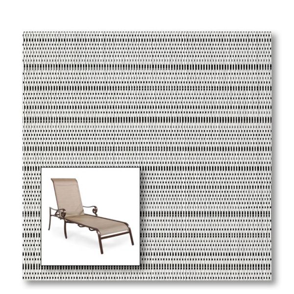 Two piece patio chair slings.