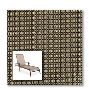 Two piece patio chair slings.