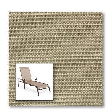 Two piece patio chair slings.