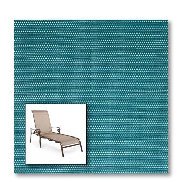 Two piece patio chair slings.