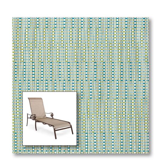 Two piece patio chair slings.