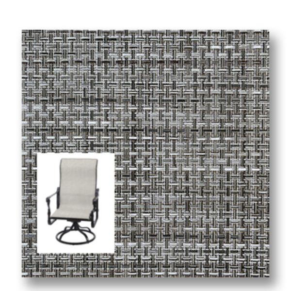 Twitchell Textilene Sunsure Low Tide Patio Chair Replacement Sling Fabric