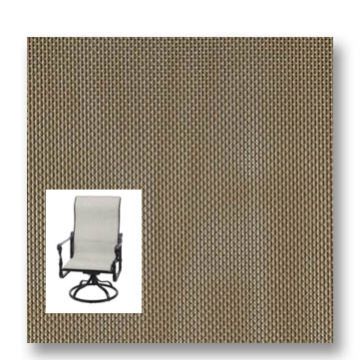 Twitchell Textilene Sunsure Patio Adobe Patio Chair Replacement Sling Fabric