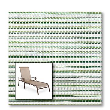 Two piece patio chair slings.