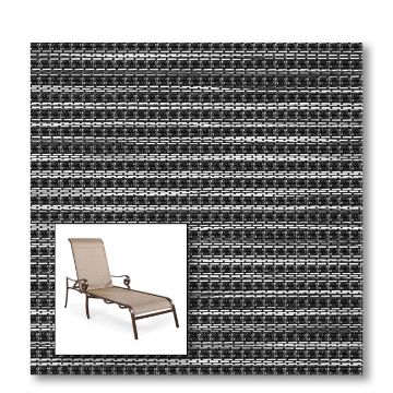 Two piece patio chair slings.