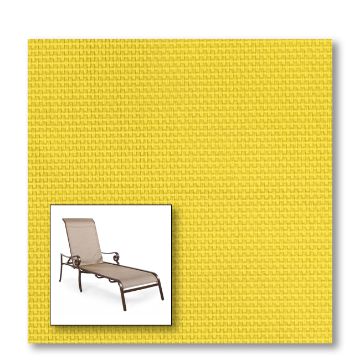Two piece patio chair slings.