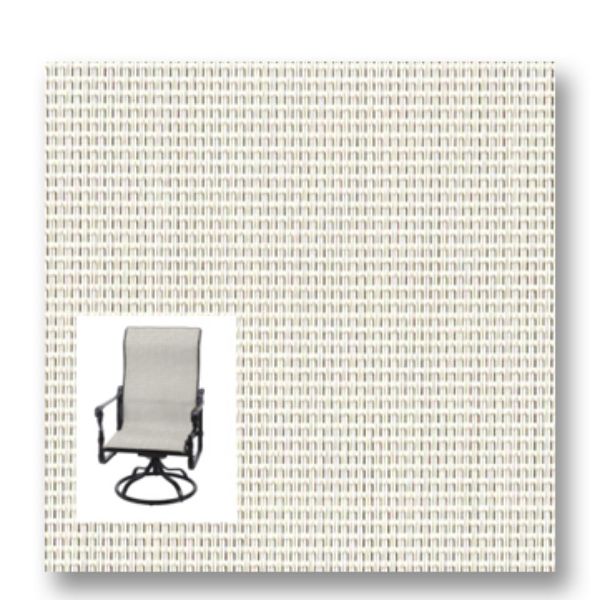 Twitchell Textilene Sunsure Porcelain Patio Chair Replacement Sling Fabric