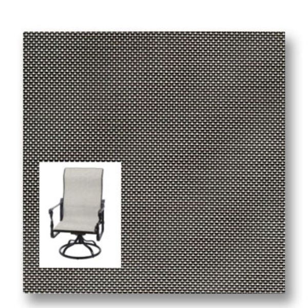 Twitchell Textilene Sunsure Titanium Patio Chair Replacement Sling Fabric