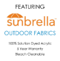 Sunbrella Patio Chair Replacement Sling Fabric