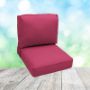 Deep Seating Patio Chair Cushions | Center Seam Style | Sunbrella