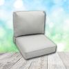 Deep Seating Patio Chair Cushions | Center Seam Style | Sunbrella