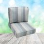 Deep Seating Patio Chair Cushions | Center Seam Style | Sunbrella