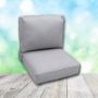 Deep Seating Patio Chair Cushions | Center Seam Style | Sunbrella