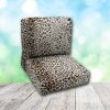Deep Seating Patio Chair Cushions | Center Seam Style | Sunbrella