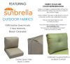 Picture of Improve White | Center Seam Outdoor Cushions
