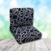 Deep Seating Patio Chair Cushions | Center Seam Style | Sunbrella