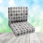 Deep Seating Patio Chair Cushions | Center Seam Style | Sunbrella