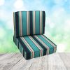 Deep Seating Patio Chair Cushions | Center Seam Style | Sunbrella