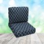 Deep Seating Patio Chair Cushions | Center Seam Style | Sunbrella