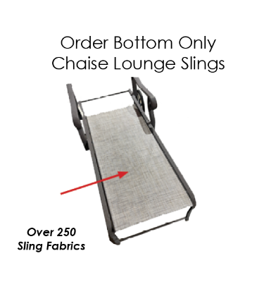 Picture for category ORDER Chaise Lounge Bottom Only | Replacement Sling