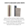 How To Measure The WIdth For New Patio Slings