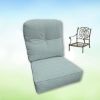 Sunbrella Bliss Dew Hanamint Replacement Cushions Club Chair | Estate Back