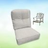 Sunbrella Bliss Linen Hanamint Replacement Cushions Club Chair | Estate Back