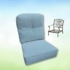 Sunbrella Canvas Air Blue Hanamint Replacement Cushions Club Chair | Estate Back