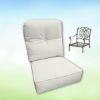 Sunbrella Canvas White Hanamint Replacement Cushions Club Chair | Estate Back