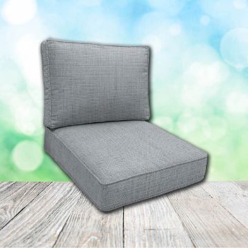 Cascadia Outdoor Cushions make custom outdoor patio furniture cushions for any style of patio furniture in Sunbrella Outdoor Fabrics