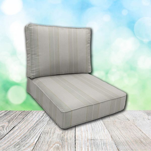 Cascadia Outdoor Cushions make custom outdoor patio furniture cushions for any style of patio furniture in Sunbrella Outdoor Fabrics