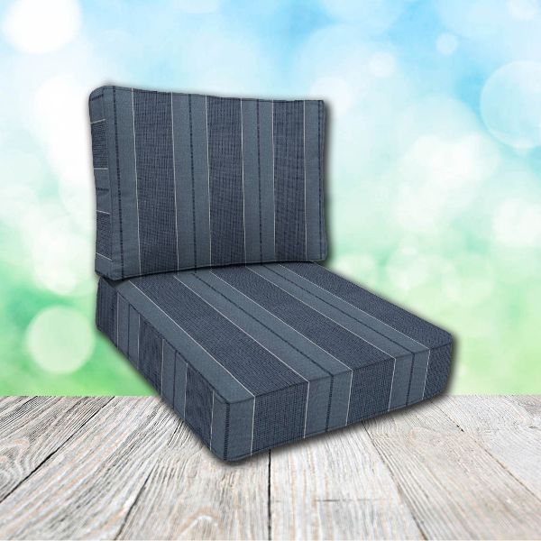 Cascadia Outdoor Cushions make custom outdoor patio furniture cushions for any style of patio furniture in Sunbrella Outdoor Fabrics
