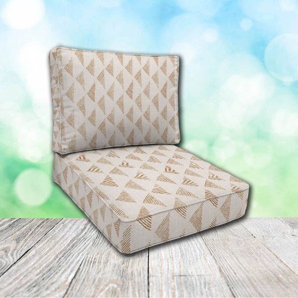 Cascadia Outdoor Cushions make custom outdoor patio furniture cushions for any style of patio furniture in Sunbrella Outdoor Fabrics