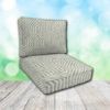 Cascadia Outdoor Cushions make custom outdoor patio furniture cushions for any style of patio furniture in Sunbrella Outdoor Fabrics