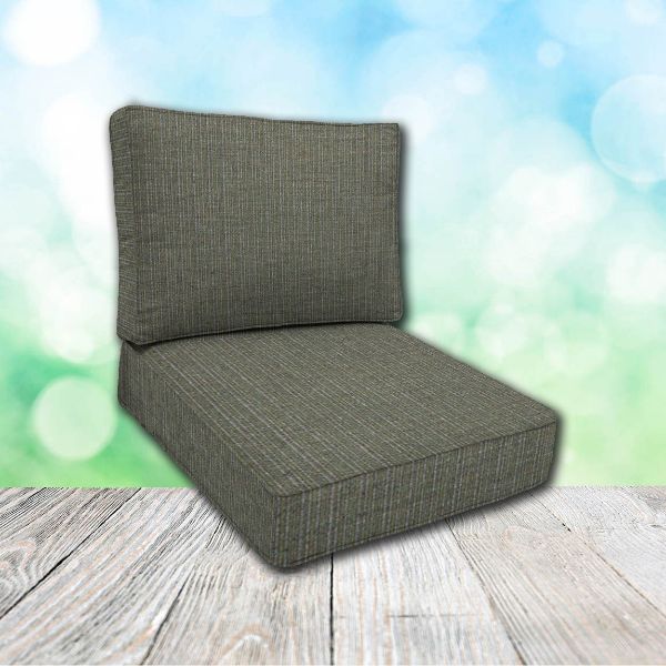 Cascadia Outdoor Cushions make custom outdoor patio furniture cushions for any style of patio furniture in Sunbrella Outdoor Fabrics